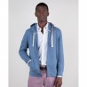sudadera cremallera capucha azul El Ganso