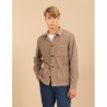 SOBRECAMISA PUNTO CANALÉ CAMEL EL PULPO