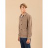 SOBRECAMISA PUNTO CANALÉ CAMEL EL PULPO