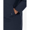 Gabardina acolchada impermeable azul marino hombre