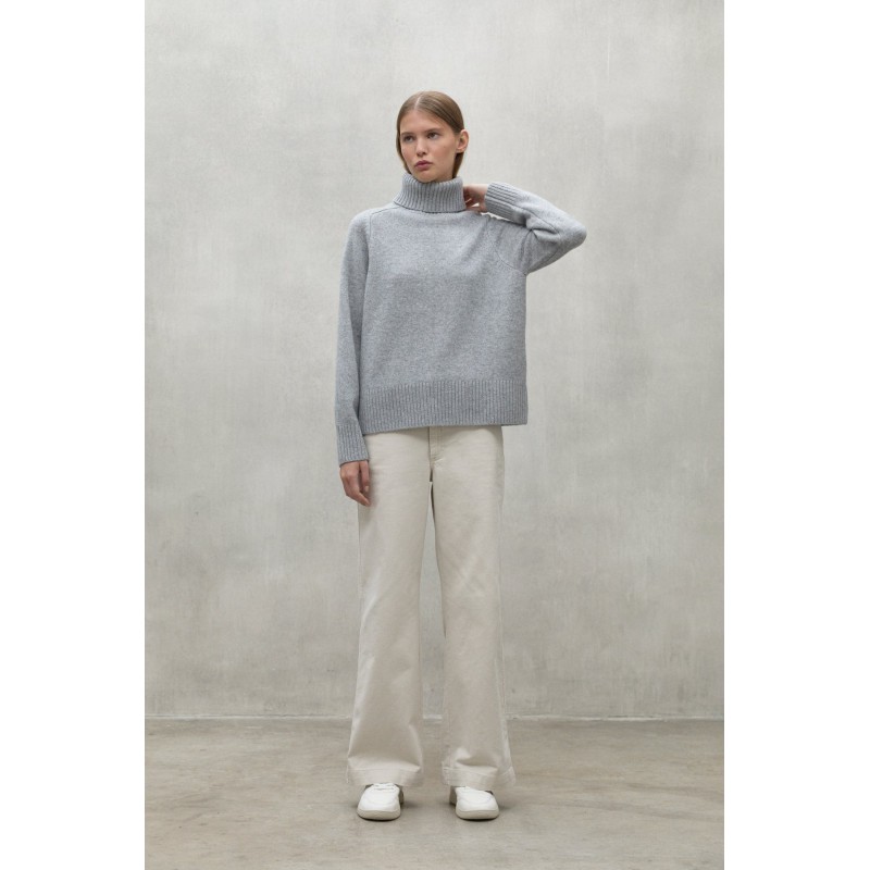 Jersey Cuello Alto Gris Ecoalf