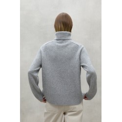 Jersey Cuello Alto Gris Ecoalf