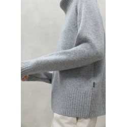 Jersey Cuello Alto Gris Ecoalf