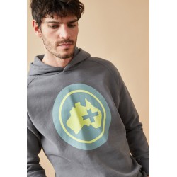 Sudadera gris logo verde Altonadock