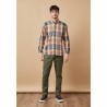 Camisa Cuadros mostaza ALtonadock