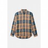 Camisa Cuadros mostaza ALtonadock