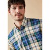 Camisa Cuadros beis azul ALtonadock