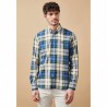 Camisa Cuadros beis azul ALtonadock