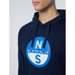 Sudadera capucha logo marino North Sails