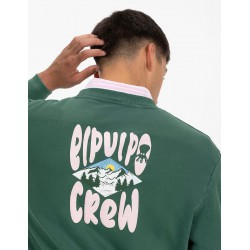 Sudadera Caja Verde Paisaje El Pulpo