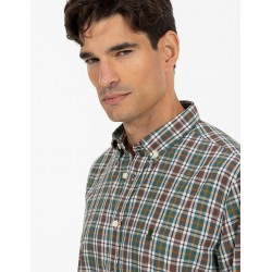 Camisa twill verde El Pulpo