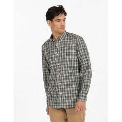 Camisa twill verde El Pulpo