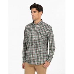 Camisa twill verde El Pulpo