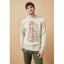 Sudadera Capucha Beige Sailor Altonadock