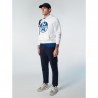 Sudadera logo capucha blanca North Sails