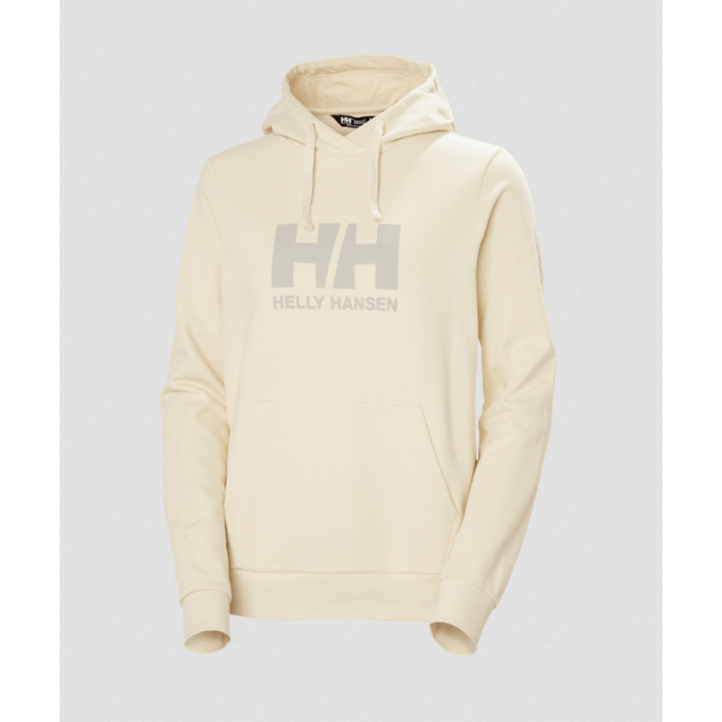 SUDADERA HELLY HANSEN CREMA LOGO