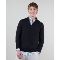 Jersey Hombre Cuello Mock Algodón & Cashmere | Regular Fit