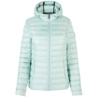 Chaqueta con capucha (20Q verde agua) plumón JOTT