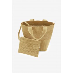 Bolso Tika Mini Bucket Mostaza Ecoalf