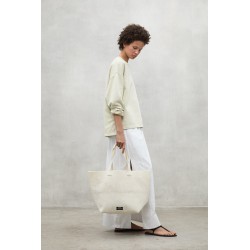 Bolso Tika Beach Blanco Ecoalf