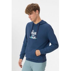 Sudadera Capucha El Mar Todo Lo Cura Marino El Pulpo