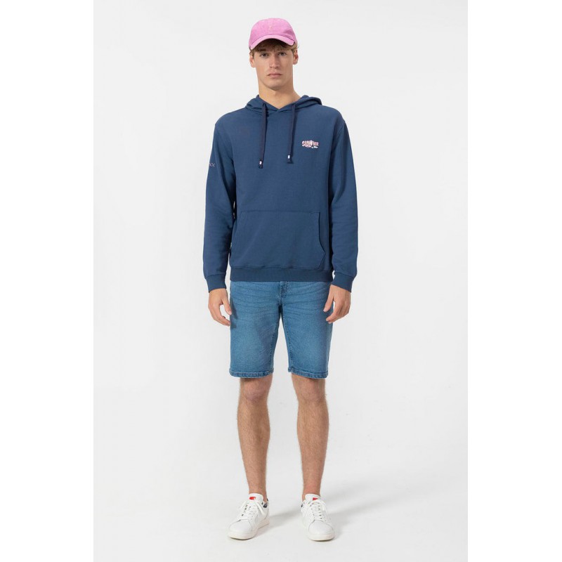 Sudadera Capucha Waves Marino El Pulpo Sudadera Capucha Waves Marino El Pulpo