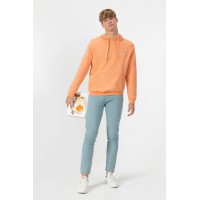 Sudadera Capucha Logo Naranja El Pulpo