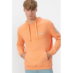 Sudadera Capucha Logo Naranja El Pulpo
