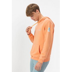 Sudadera Capucha Logo Naranja El Pulpo