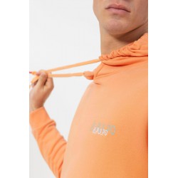 Sudadera Capucha Logo Naranja El Pulpo