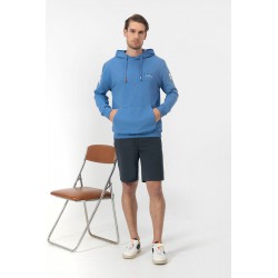 Sudadera Capucha Logo Azul El Pulpo