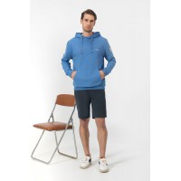 Sudadera Capucha Logo Azul El Pulpo