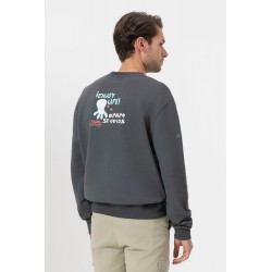 Sudadera Sin Capucha Studio Gris El Pulpo