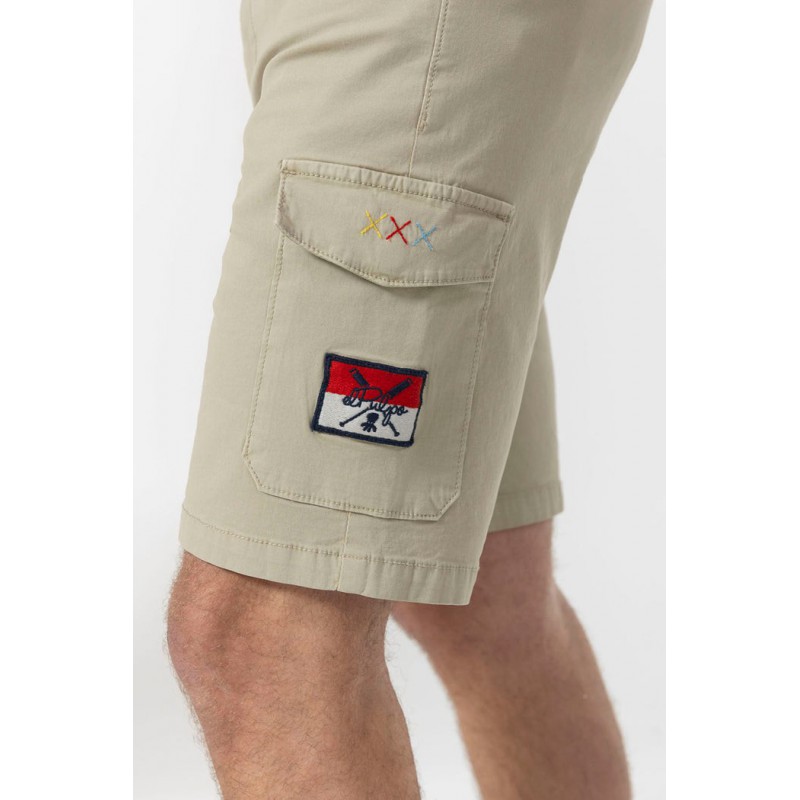 Bermuda Cargo Beige El Pulpo Bermuda Cargo Beige El Pulpo