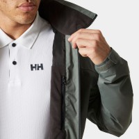 Cazadora Crew Hooded Gris Verdoso Helly Hansen