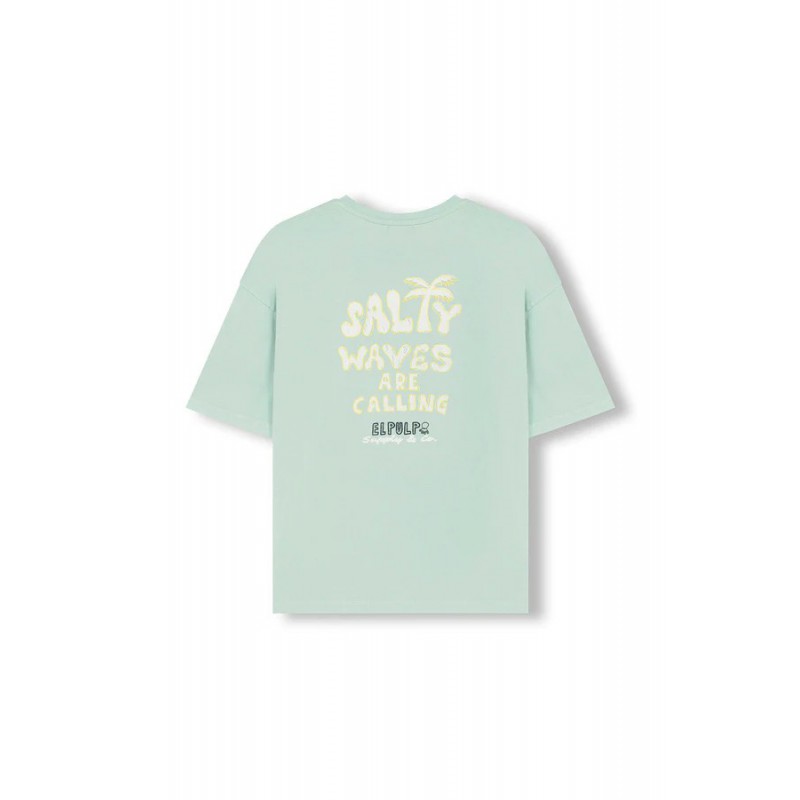 Camiseta Salty menta El Pulpo Camiseta Salty menta El Pulpo