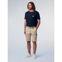 Look Náutico Hombre | Camiseta North Sails + Bermuda Beige con Banderas