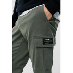 Pantalón Cargo 100% Algodón Reciclado – Tiro Medio y Bolsillos | ECOALF