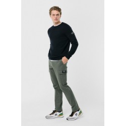 Pantalón Cargo 100% Algodón Reciclado – Tiro Medio y Bolsillos | ECOALF