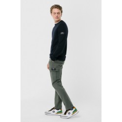 Pantalón Cargo 100% Algodón Reciclado – Tiro Medio y Bolsillos | ECOALF