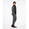 Americana Gris Pata de Gallo Hombre – Lana Shetland Abraham Moon | Storm Gard