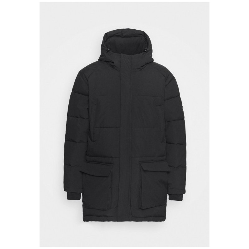 Abrigo Ecoalf con Capucha Desmontable y Cremallera Doble | Invierno Hombre Abrigo Ecoalf con Capucha Desmontable y Cremallera Doble | Invierno Hombre