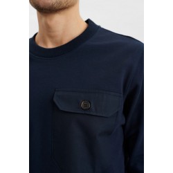 Sudadera Algodón Orgánico con Bolsillo de Botón | Moda Sostenible