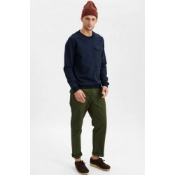 Sudadera Algodón Orgánico con Bolsillo de Botón | Moda Sostenible