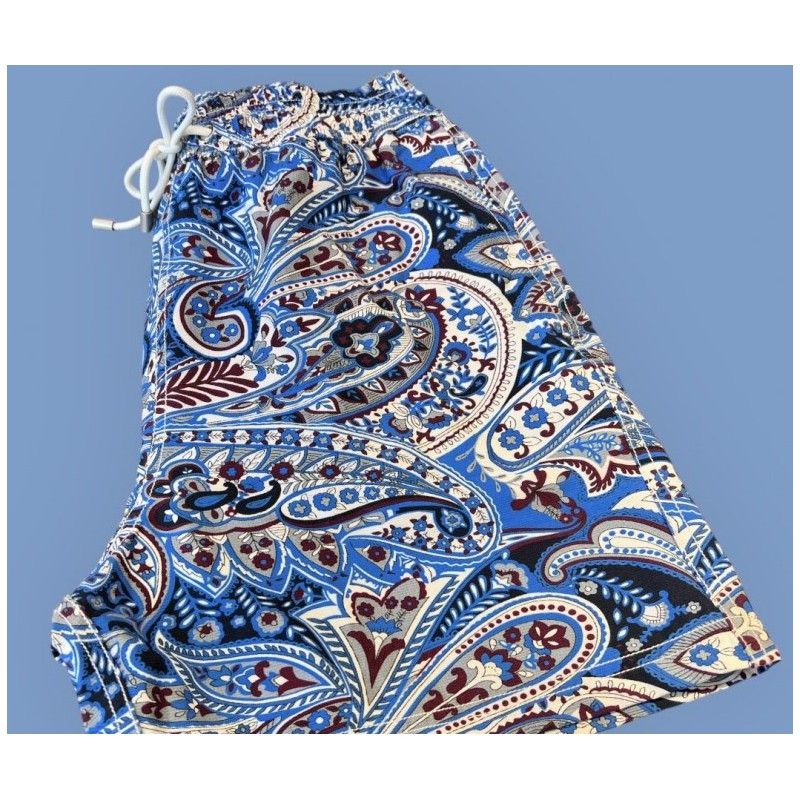 Bañador Paisley Azul Hombre | Elegancia Veraniega Bañador Paisley Azul Hombre | Elegancia Veraniega