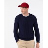 Jersey Marino Cuello Caja Hombre | 100% Algodón BCI