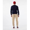Jersey Marino Cuello Caja Hombre | 100% Algodón BCI