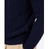 Jersey Marino Cuello Caja Hombre | 100% Algodón BCI
