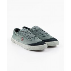 Zapatilla Squash hombre Vintage en verde – Algodón | [EOLO SANXENXO]