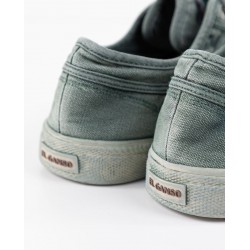 Zapatilla Squash hombre Vintage en verde – Algodón | [EOLO SANXENXO]
